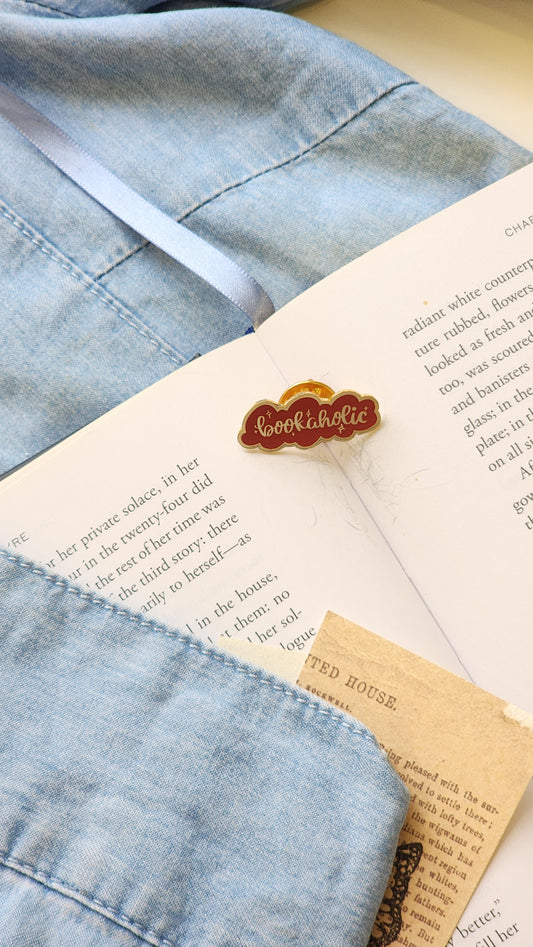 Bookaholic - Bookish Enamel Pin