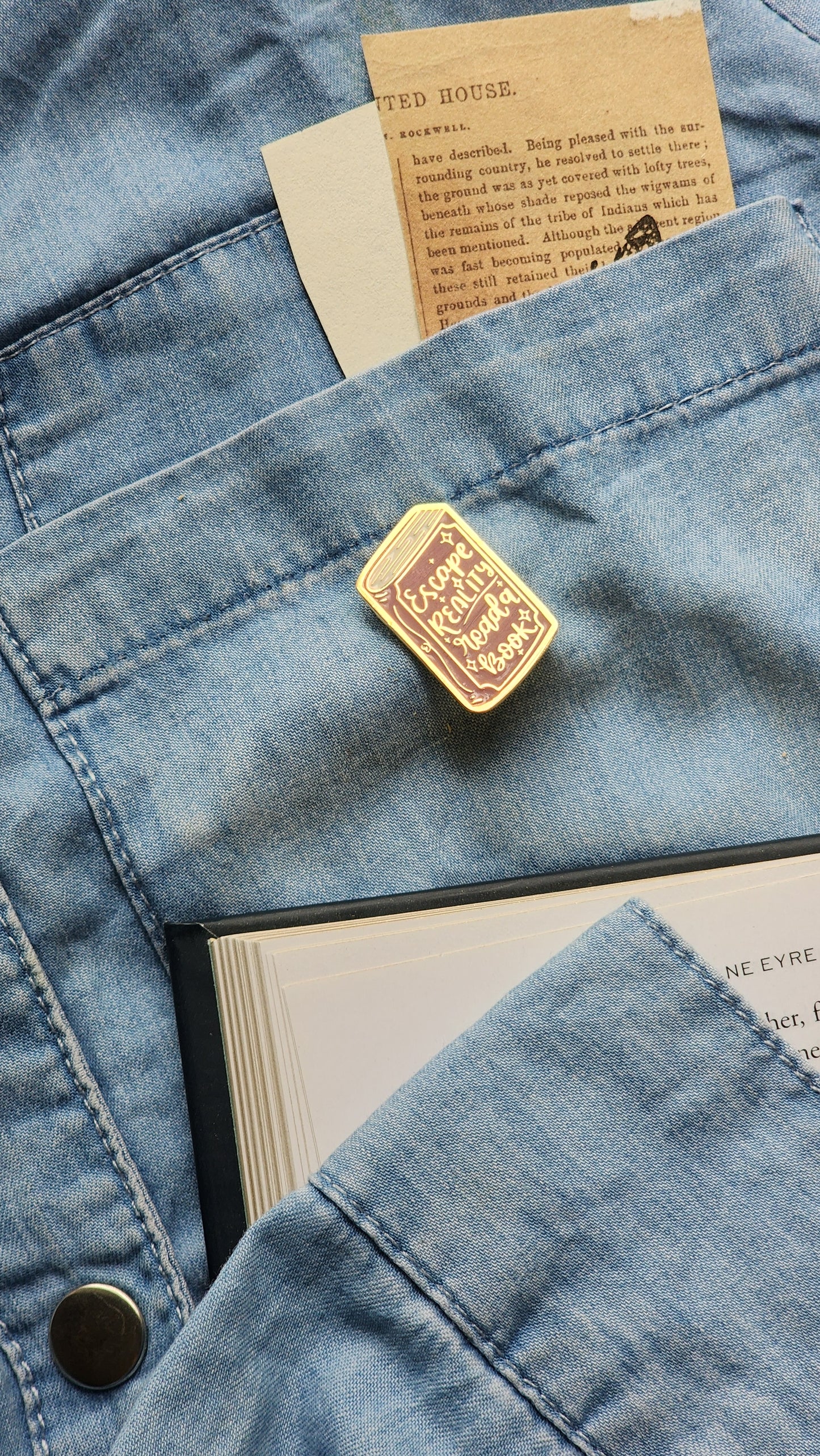 Read A Book - Bookish Enamel Pin