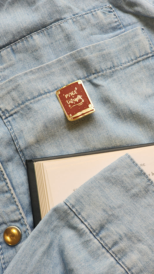 Page Turner - Bookish Enamel Pin