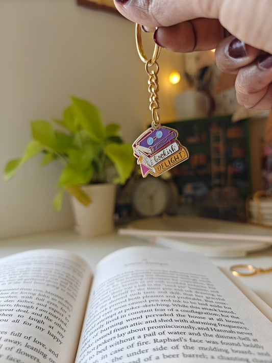 Bookish Delight - Bookish Enamel Keychain