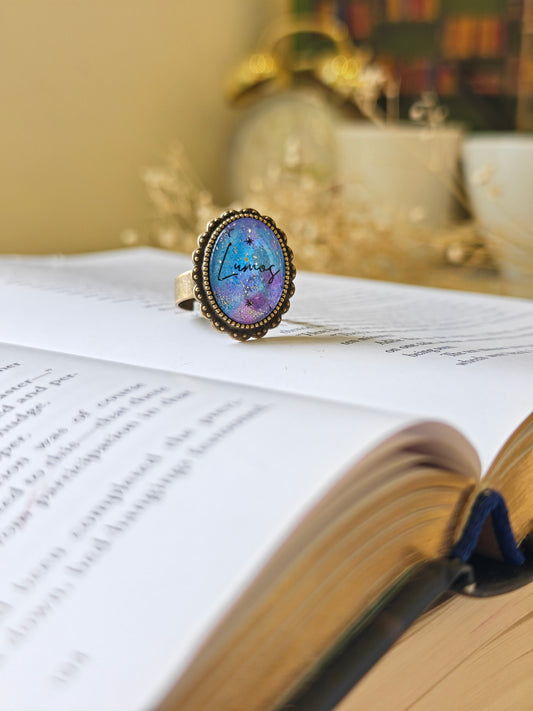 Lumos  - Bookish Ring (Design 1)
