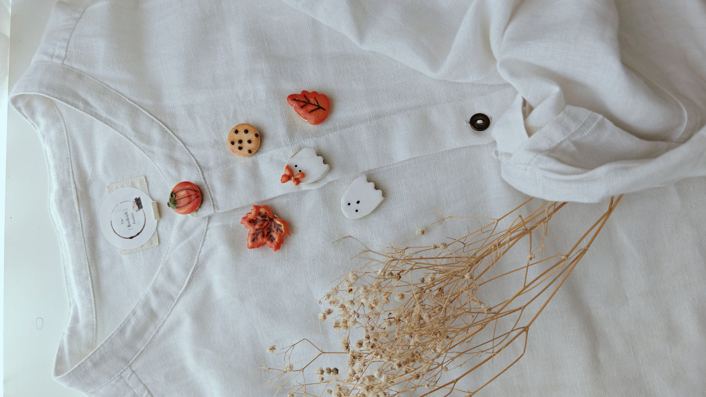Button Covers - Halloween Themed