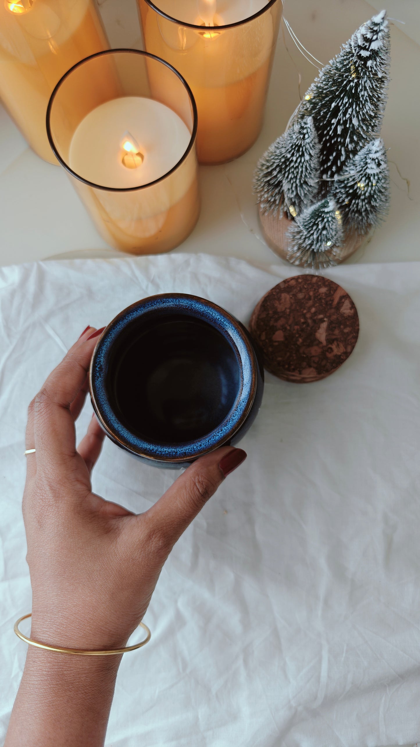 Winter Village Storage Jar