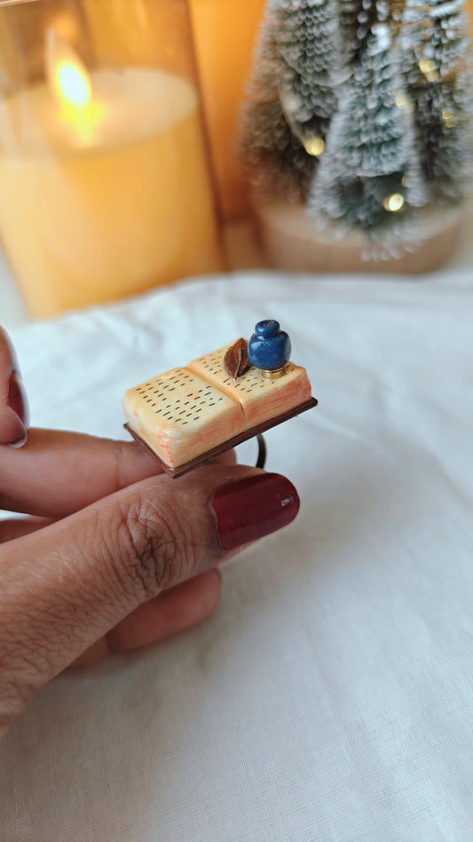 Writer’s Inkpot Fidget Spinner Ring