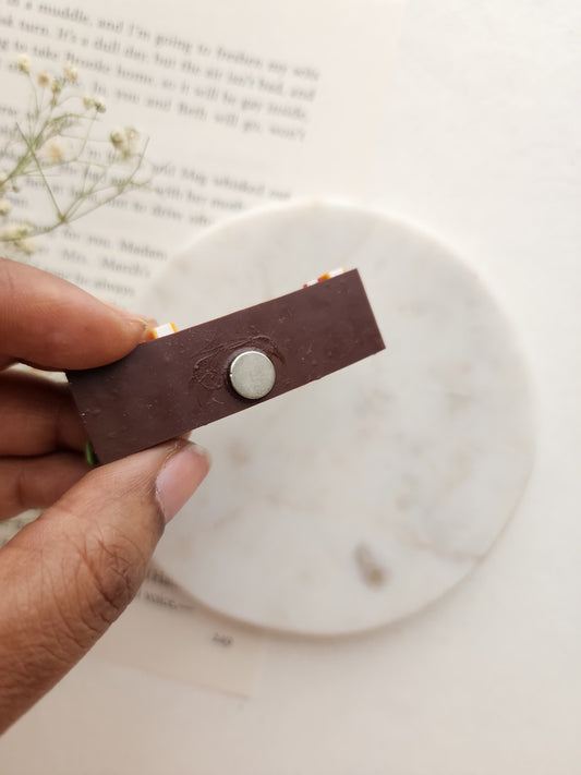 Books-On-A-Shelf Fridge Magnet