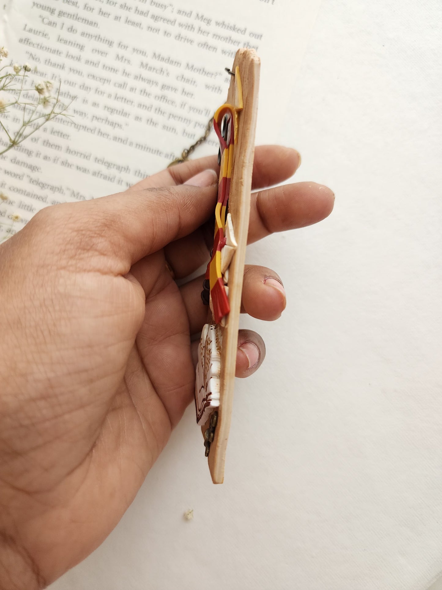 Wizarding World Bookmark | Handmade Polymer Clay Magic
