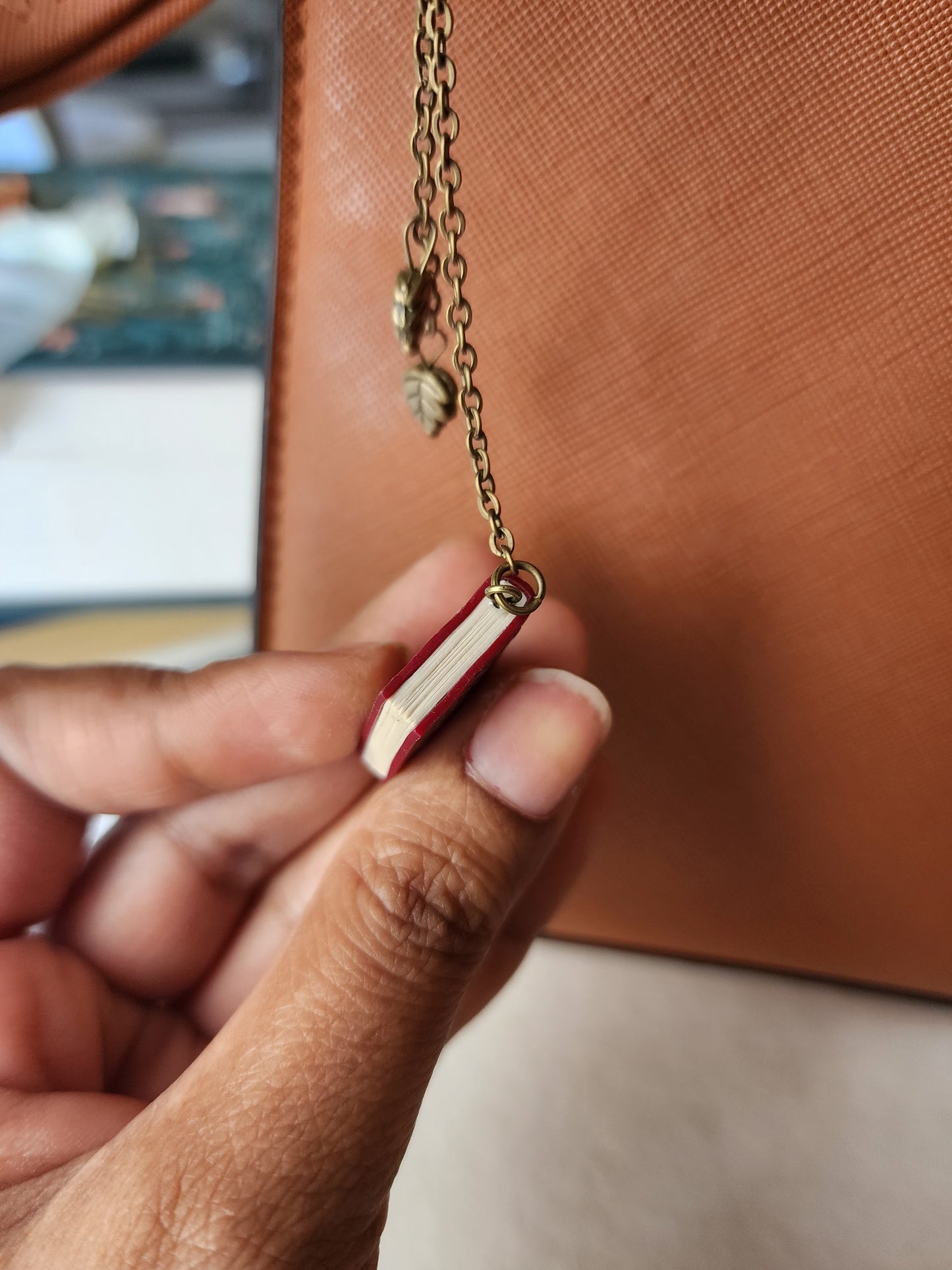 Aesthetic Flower Book - Bag Charm