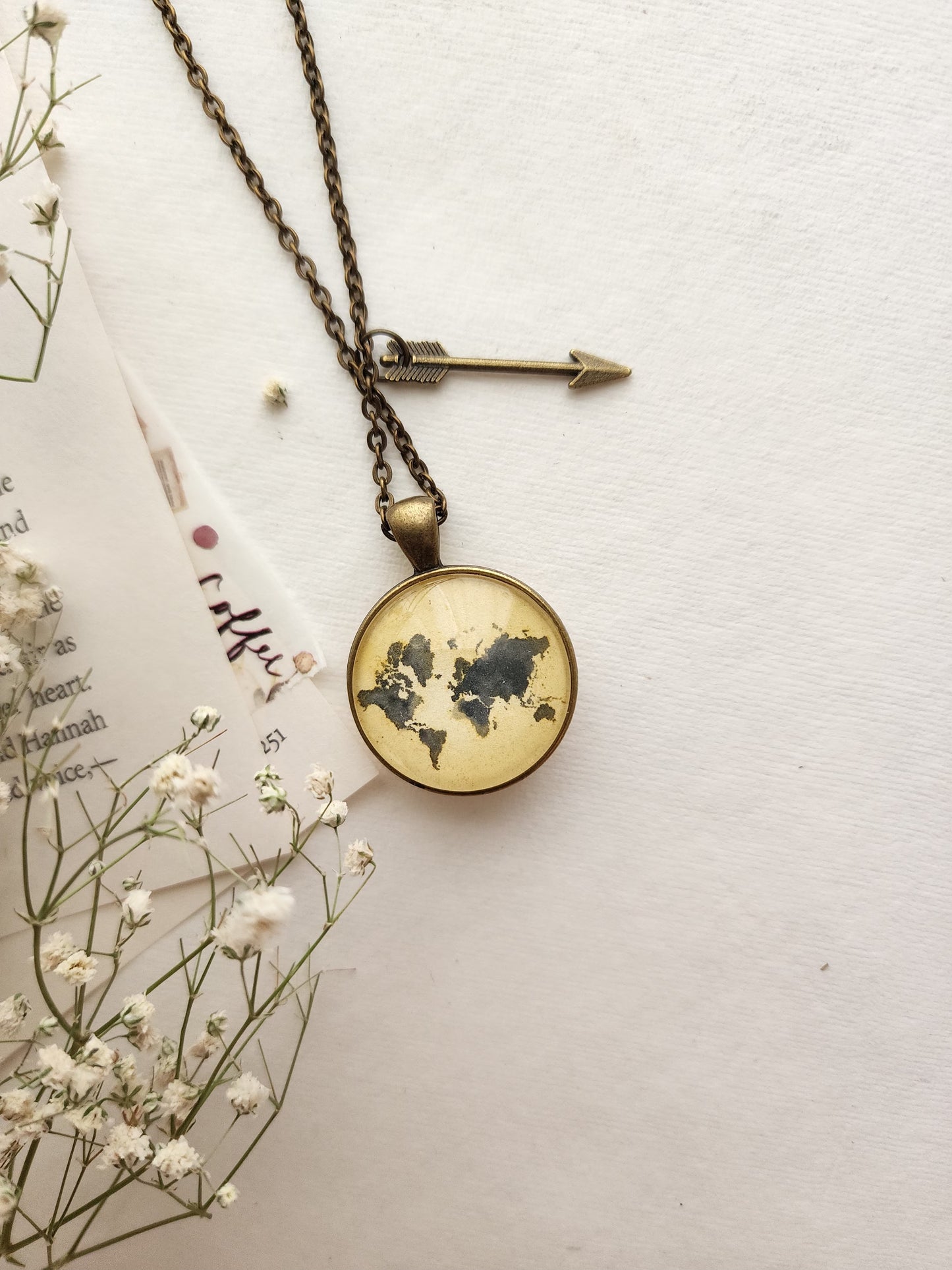 "What you seek....” Double-sided Quote Pendant