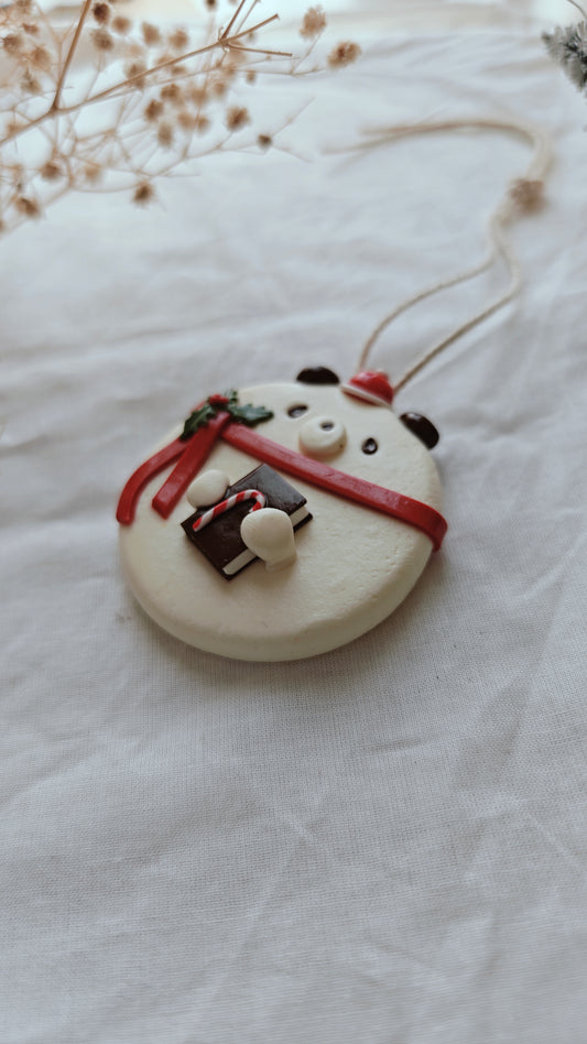 Cozy Christmas Bear Ornament