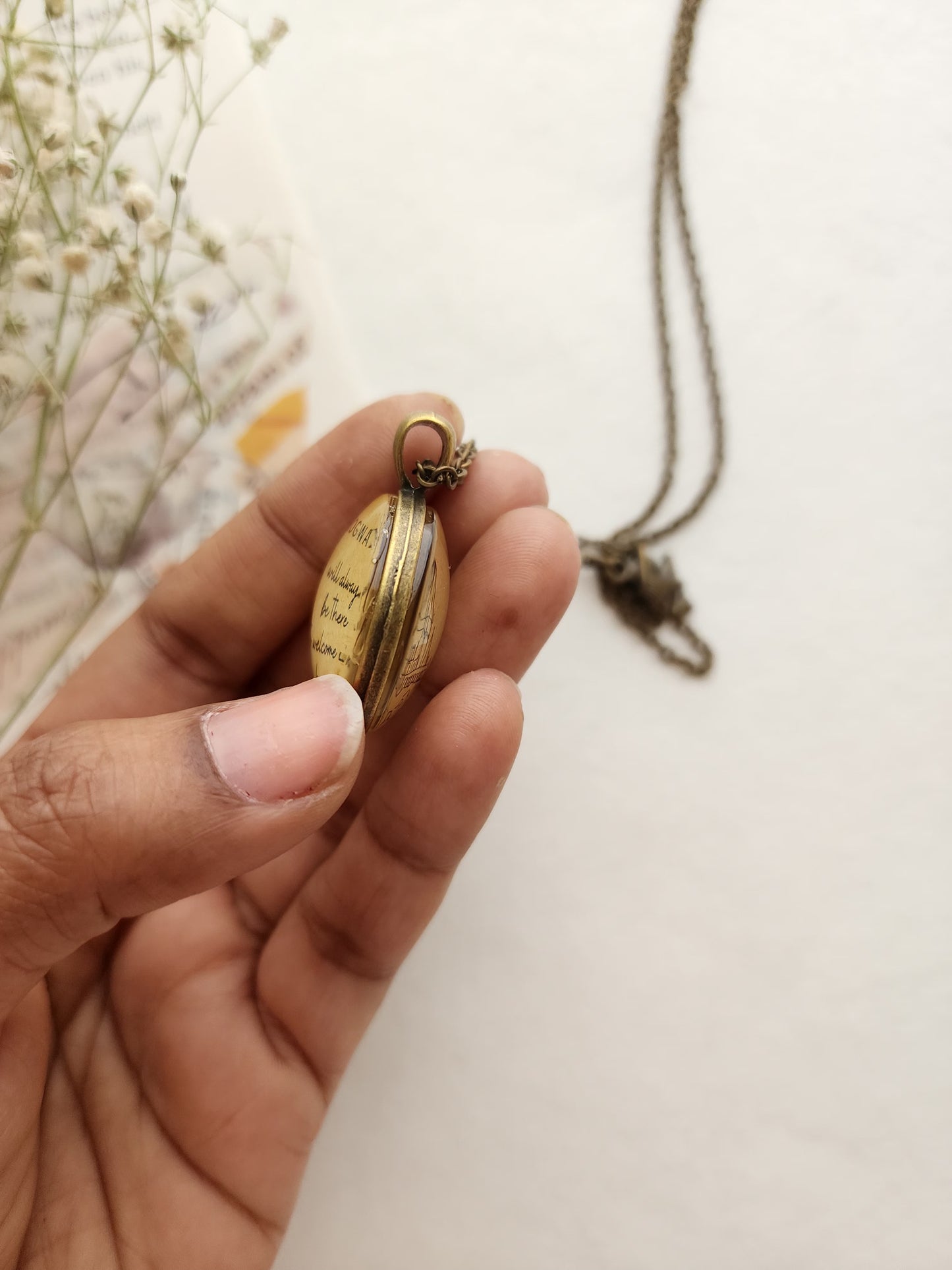 "Hogwarts will always be there...” Quote Pendant