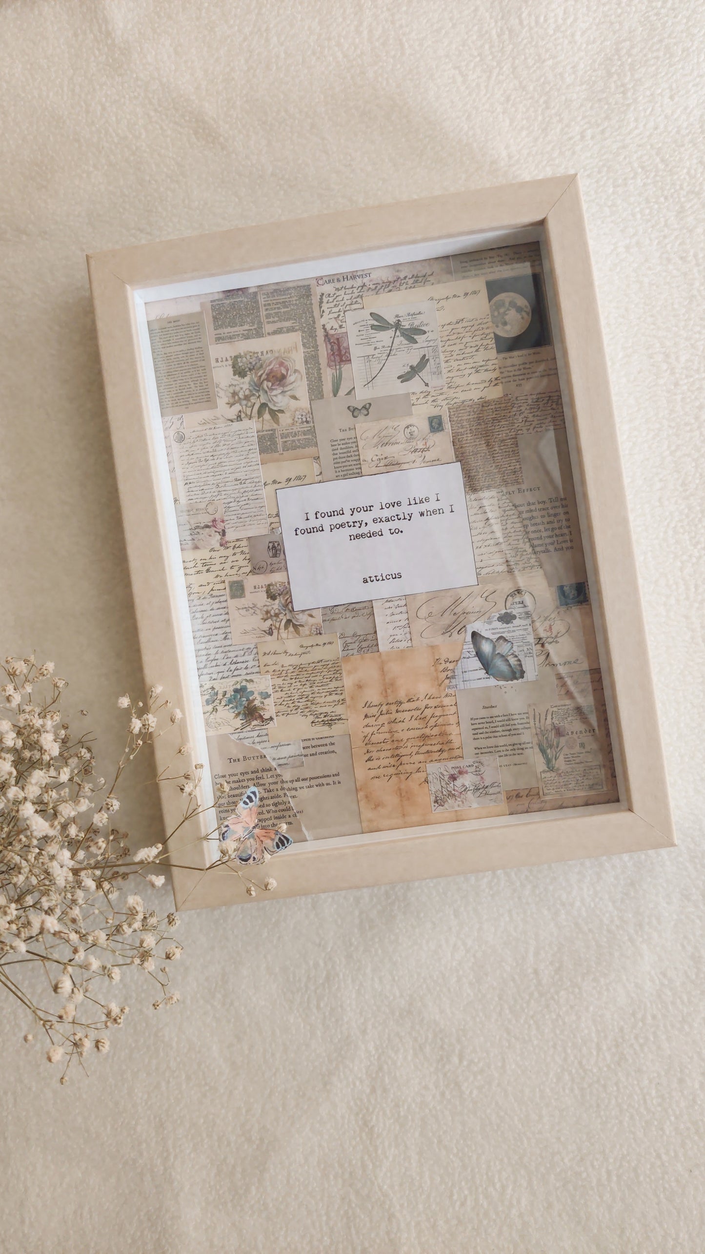 Customizable Quote Shadowbox Art