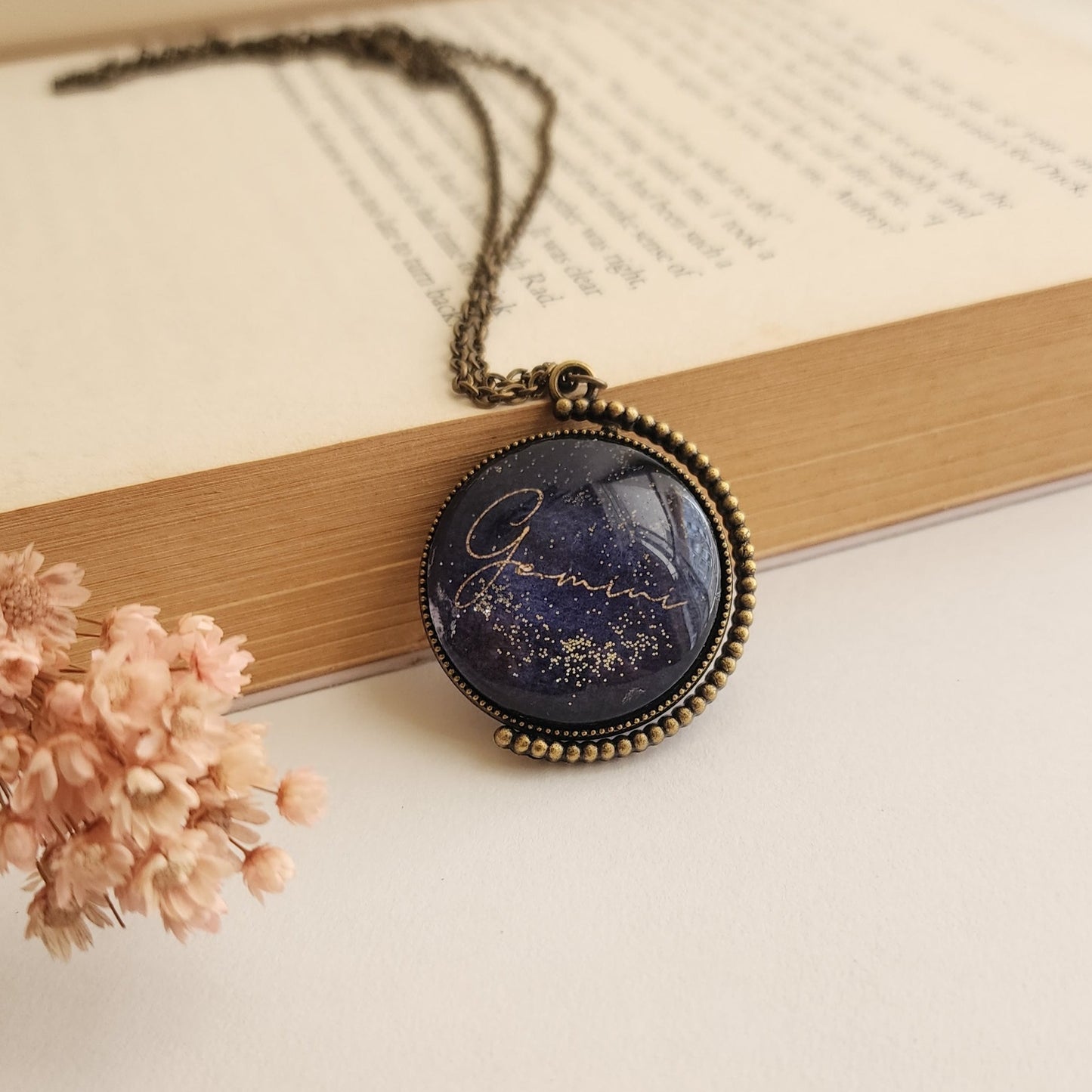 Gemini Zodiac Pendant
