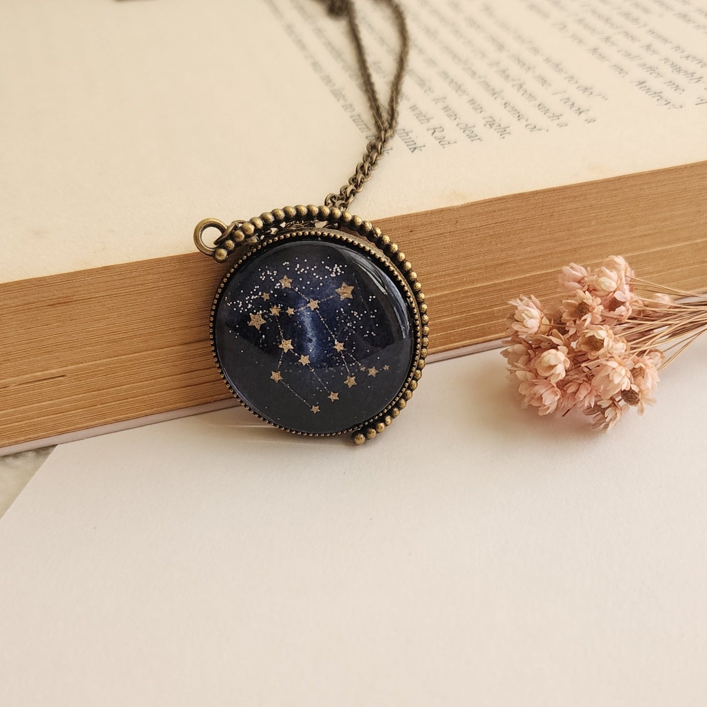 Gemini Zodiac Pendant