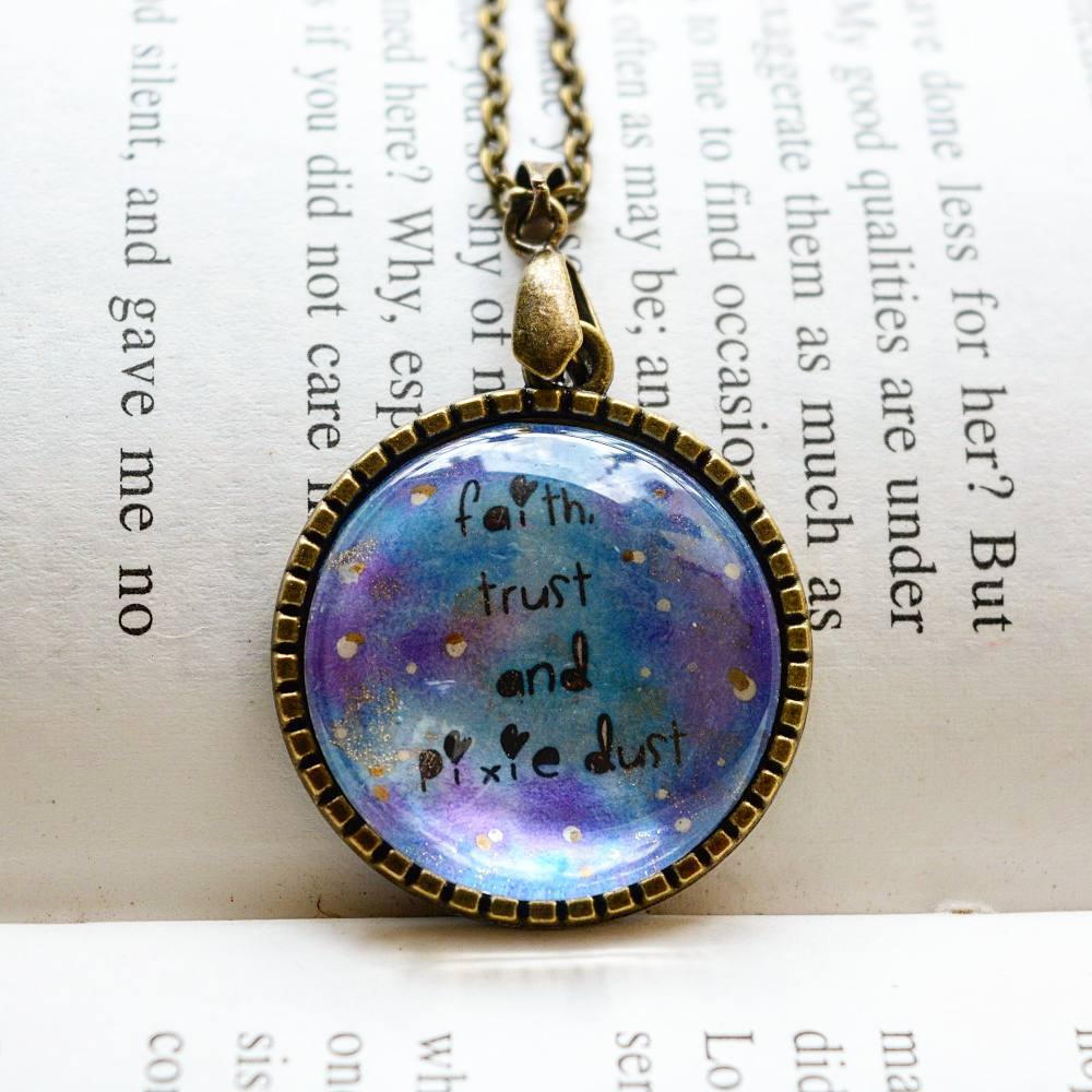 Faith, Trust and Pixie Dust - Peter Pan Keychain