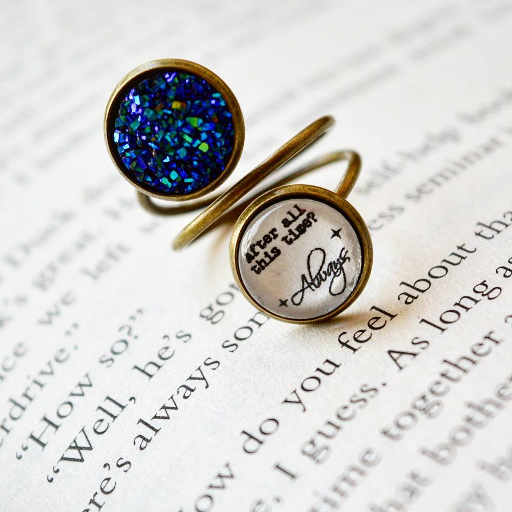 After all this time? Always - Harry Potter Quote Spiral Ring
