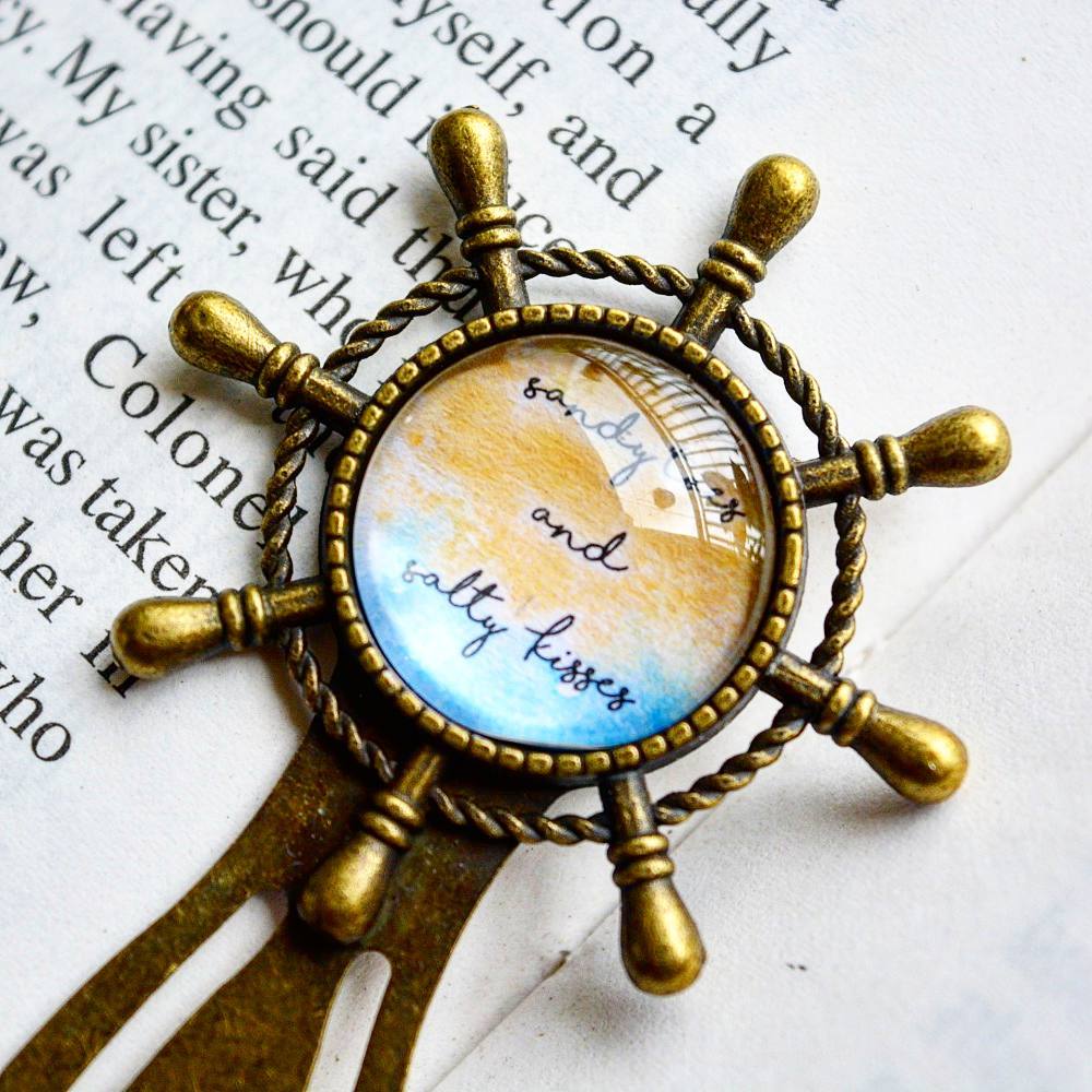 Sandy Toes and Salty Kisses - Clip on Bookmark