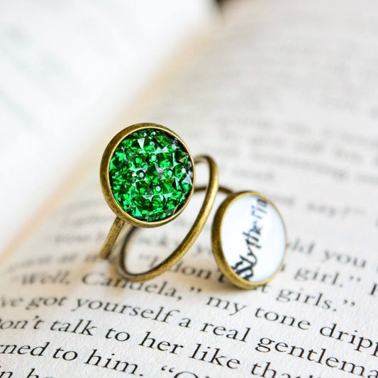 Slytherin House Harry Potter Spiral Ring