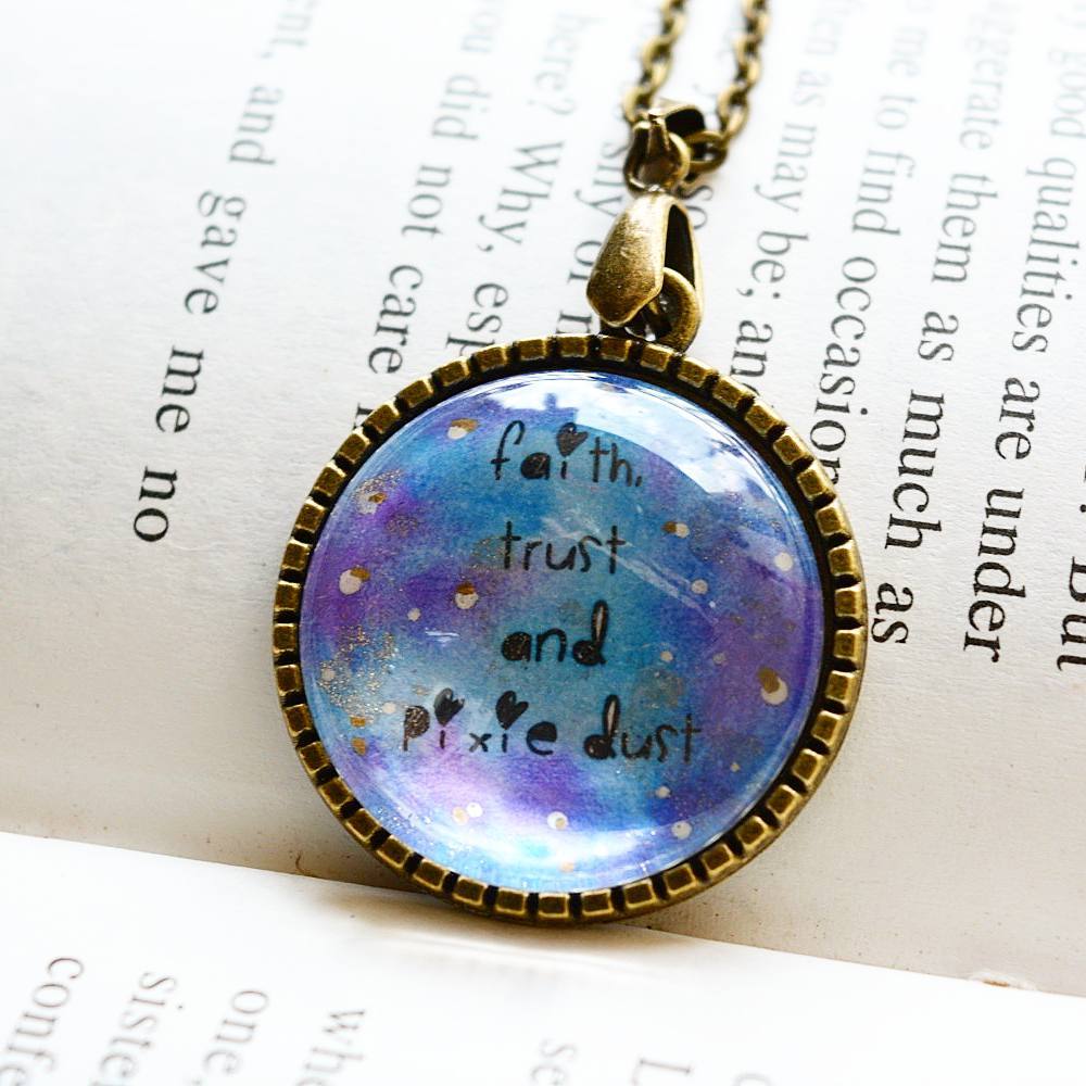 Faith, Trust and Pixie Dust - Peter Pan Keychain