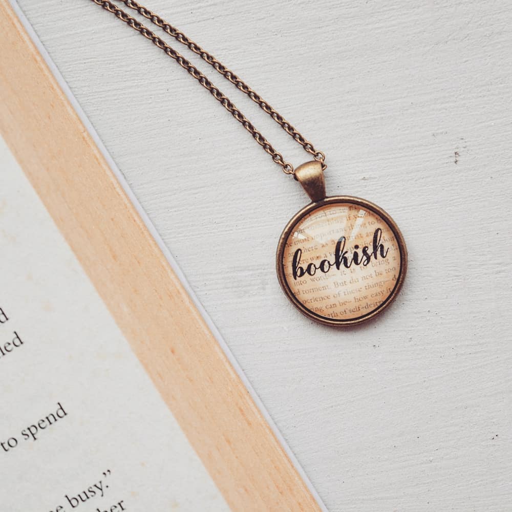 Bookish Word - Quote Pendant