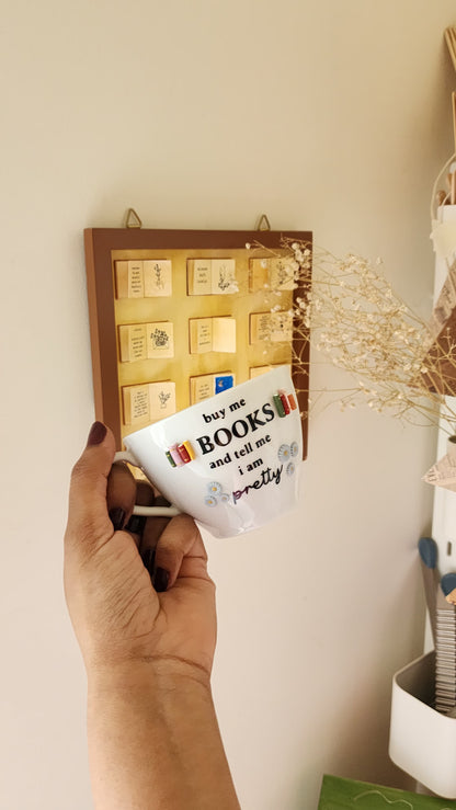 Buy me Books Aesthetic Cup | For Booklovers