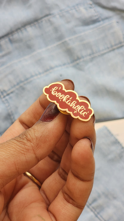 Bookaholic - Bookish Enamel Pin