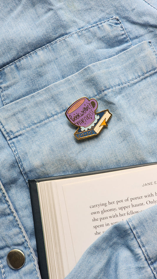 Bookworm's Paradise - Bookish Enamel Pin
