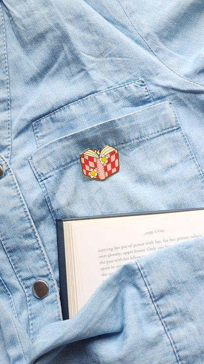 Cute Book - Bookish Enamel Pin