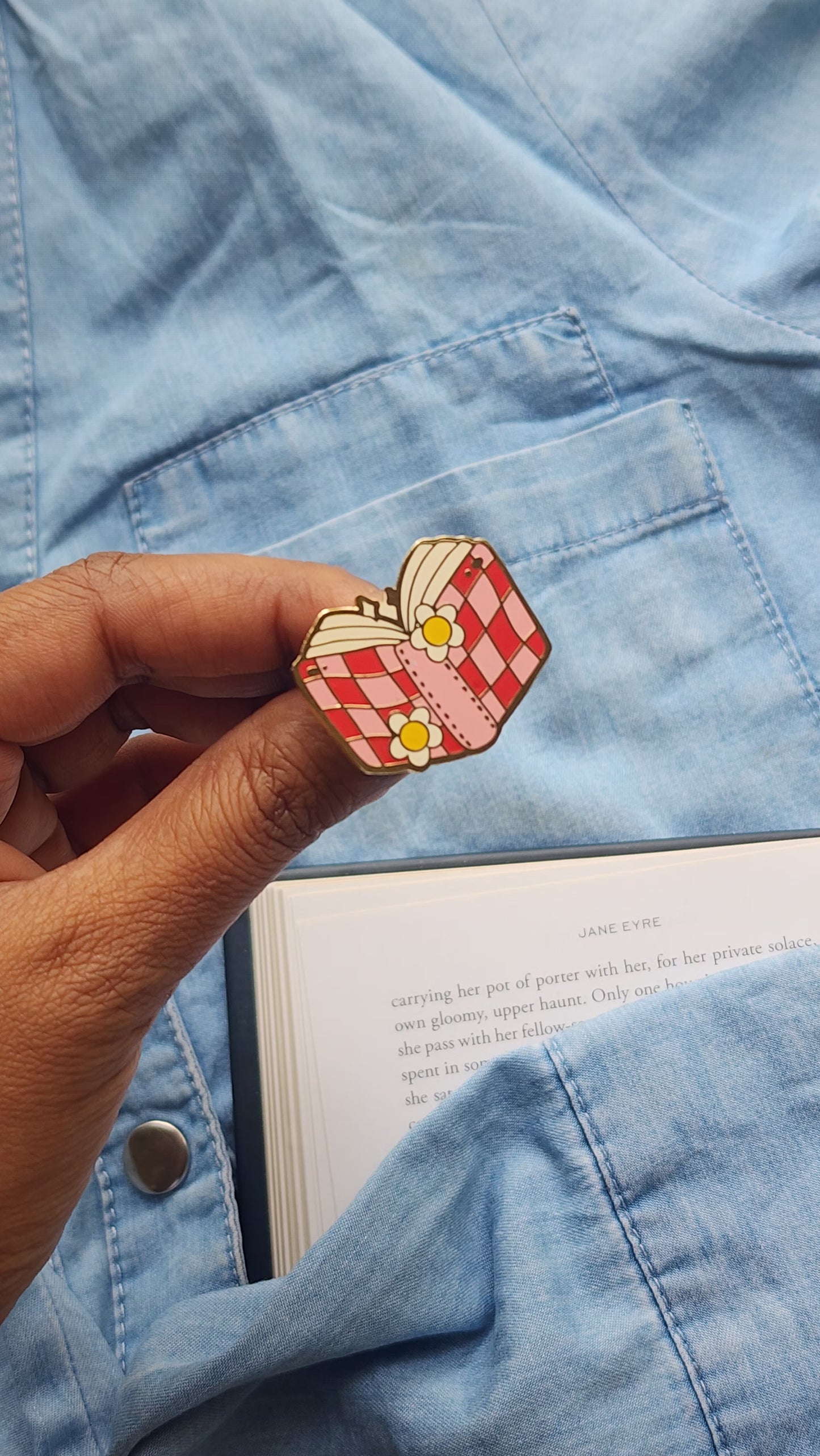 Cute Book - Bookish Enamel Pin