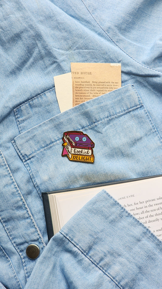 Bookish Delight - Bookish Enamel Pin