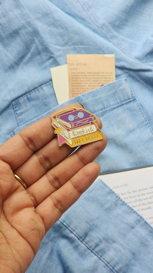 Bookish Delight - Bookish Enamel Pin