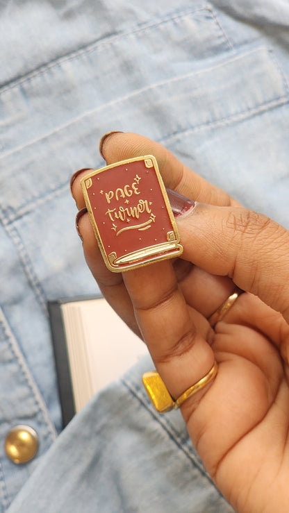 Page Turner - Bookish Enamel Pin