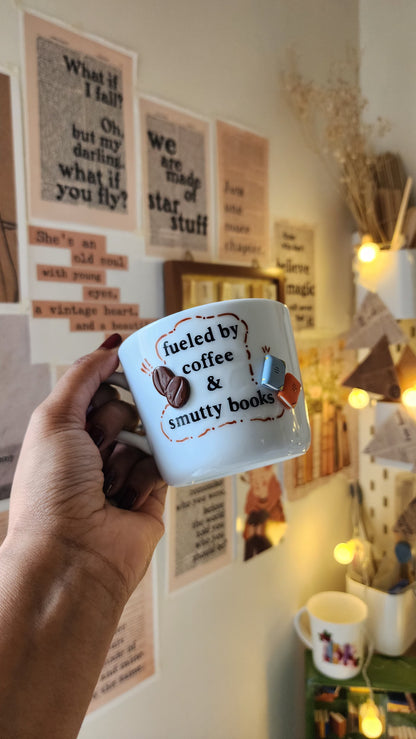 Fueled by Coffee and Smutty Books Mug