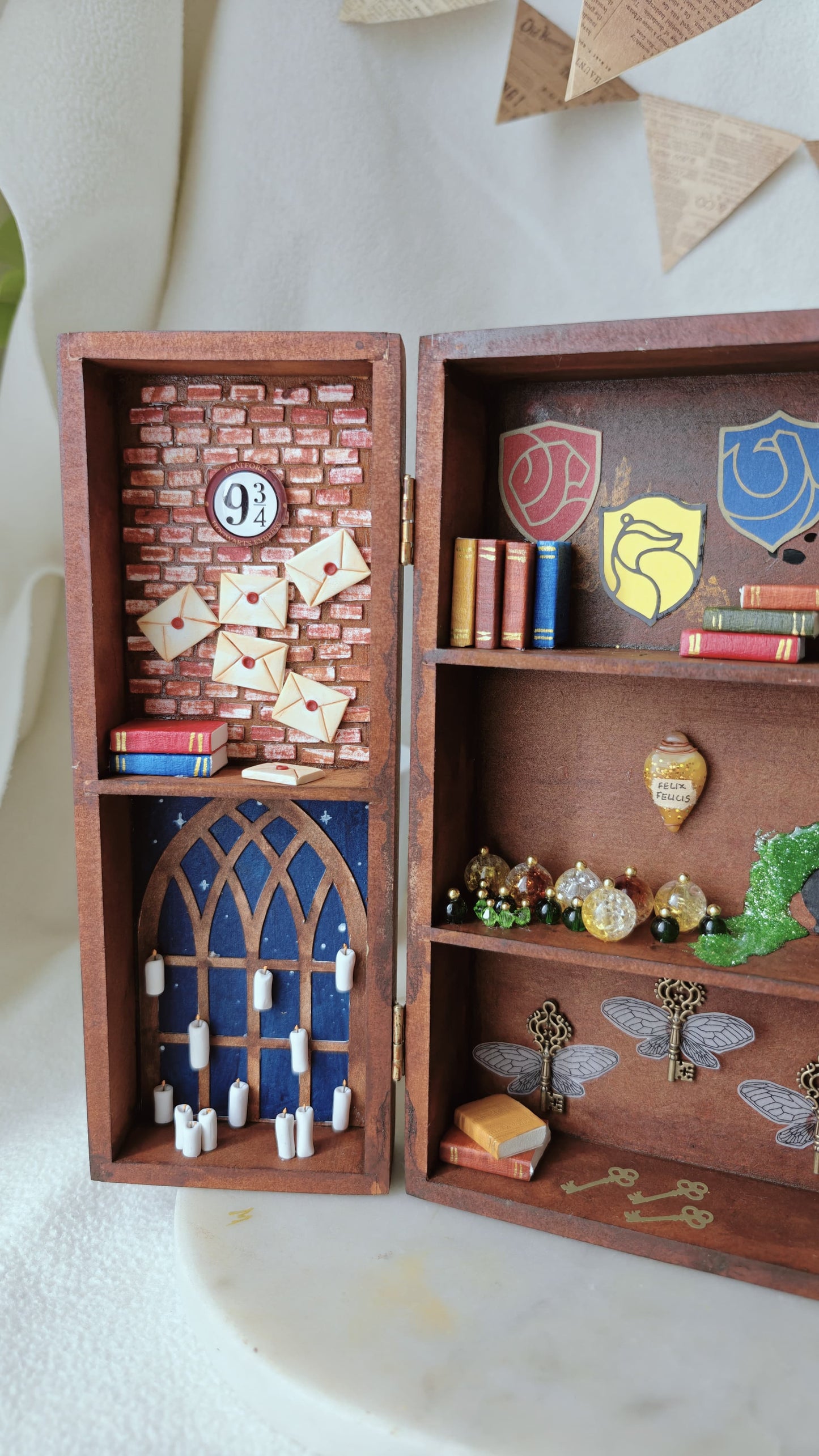 PRE-ORDER: Harry Potter Inspired Miniature Bookshelf