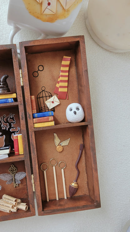 PRE-ORDER: Harry Potter Inspired Miniature Bookshelf