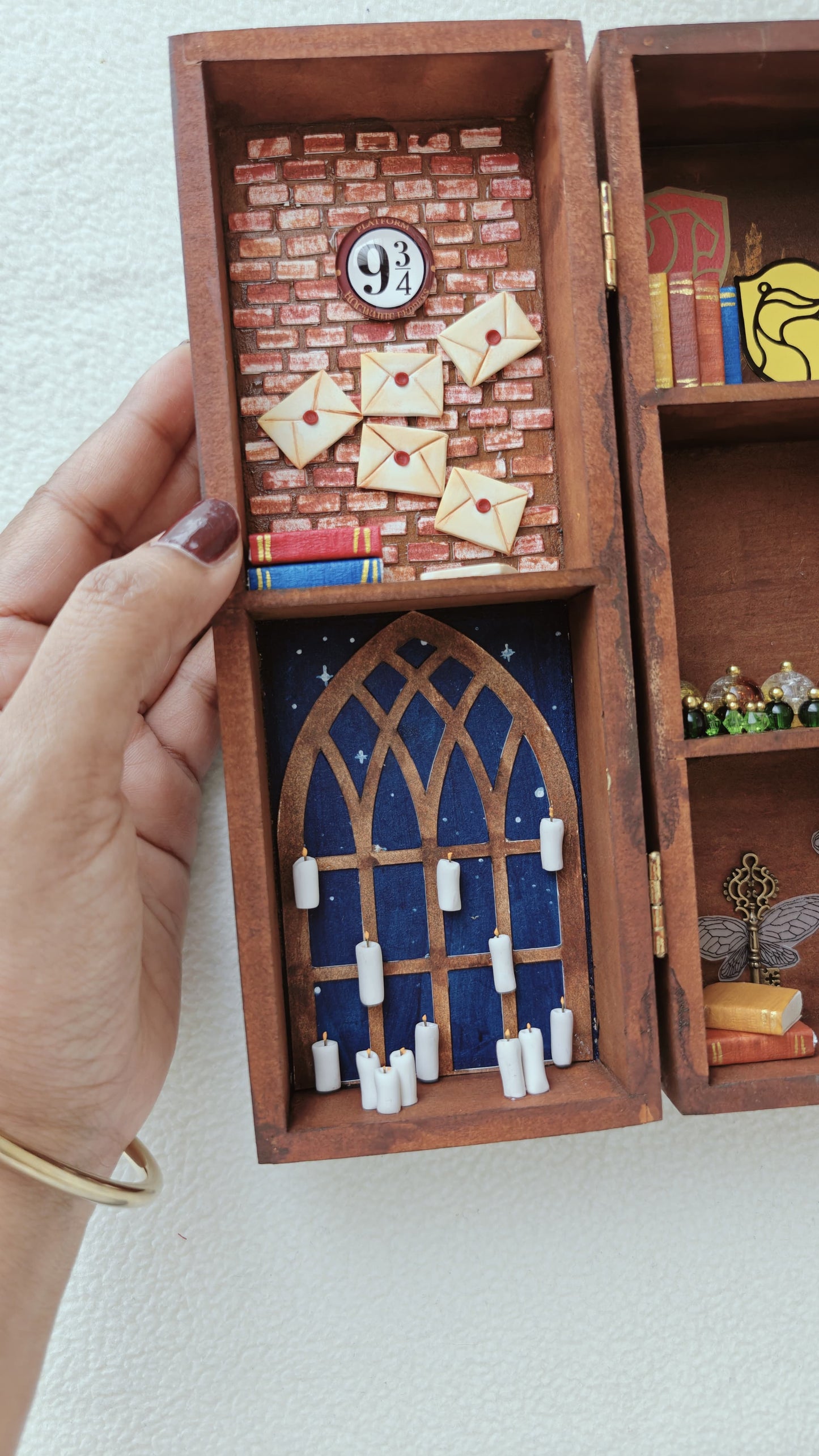 PRE-ORDER: Harry Potter Inspired Miniature Bookshelf