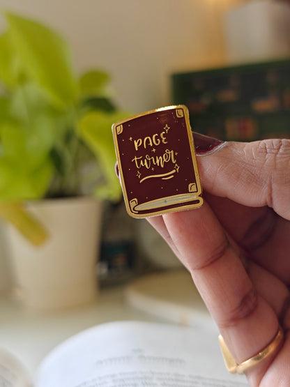Page Turner - Bookish Enamel Pin