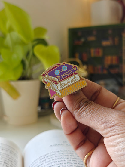 Bookish Delight - Bookish Enamel Pin