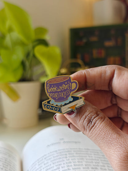 Bookworm's Paradise - Bookish Enamel Pin