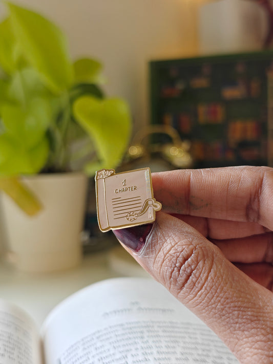 Chapter 1 - Bookish Enamel Pin
