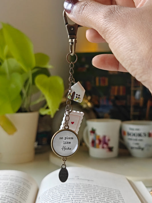 "No place like Home" Bookish Bag Charm