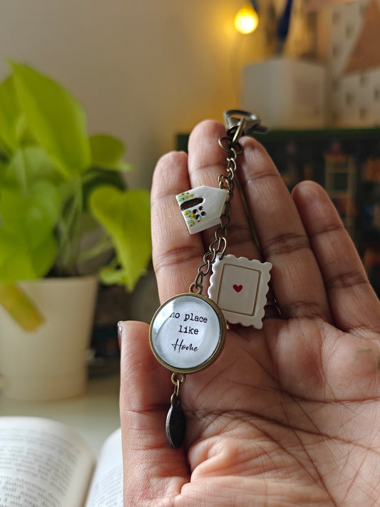 "No place like Home" Bookish Bag Charm