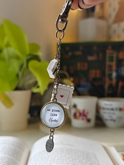 "No place like Home" Bookish Bag Charm
