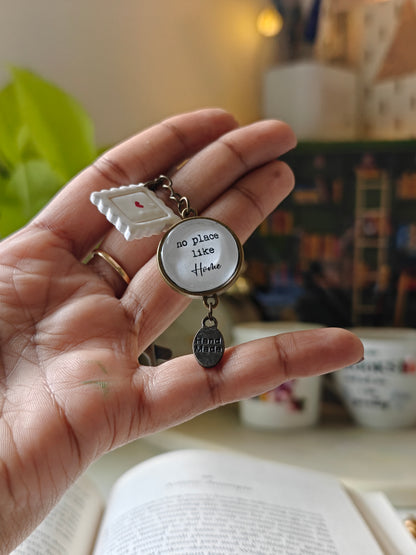 "No place like Home" Bookish Bag Charm