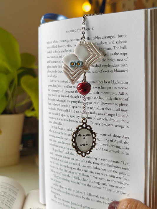 "As you Wish" Bookish Bag Charm