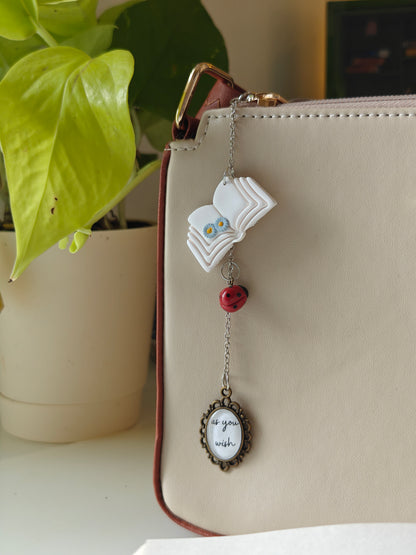 "As you Wish" Bookish Bag Charm