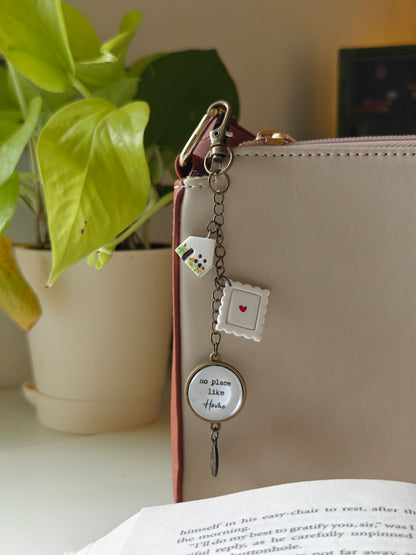 "No place like Home" Bookish Bag Charm