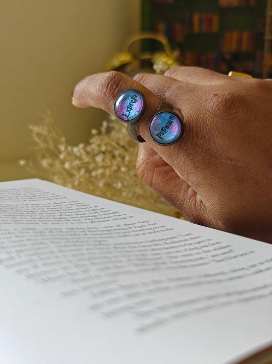 Expecto Patronum - Bookish Ring