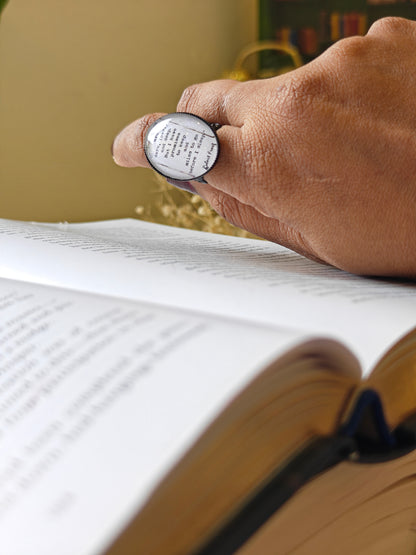 Miles to go - Bookish Ring