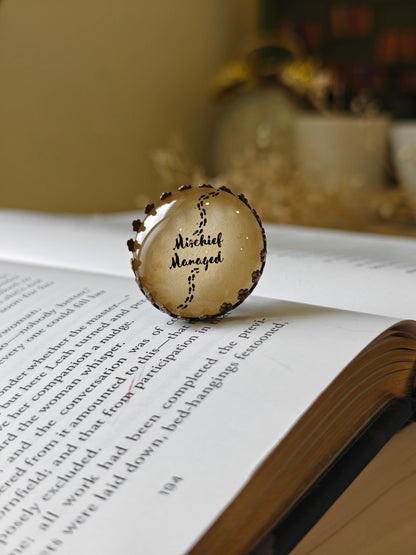 Mischief Managed - Bookish Ring