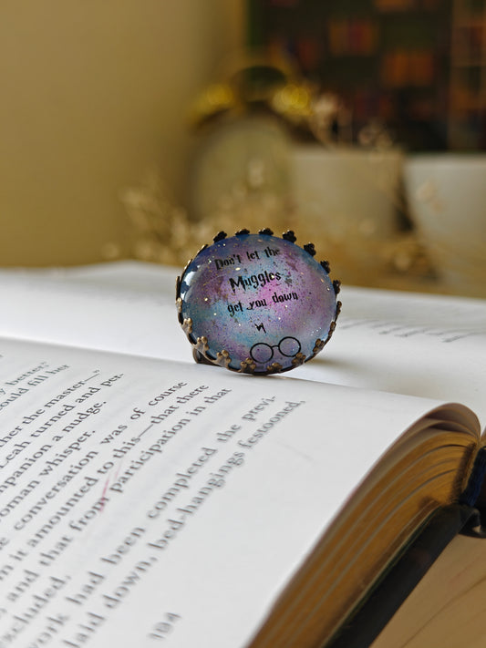 Muggles - Bookish Ring